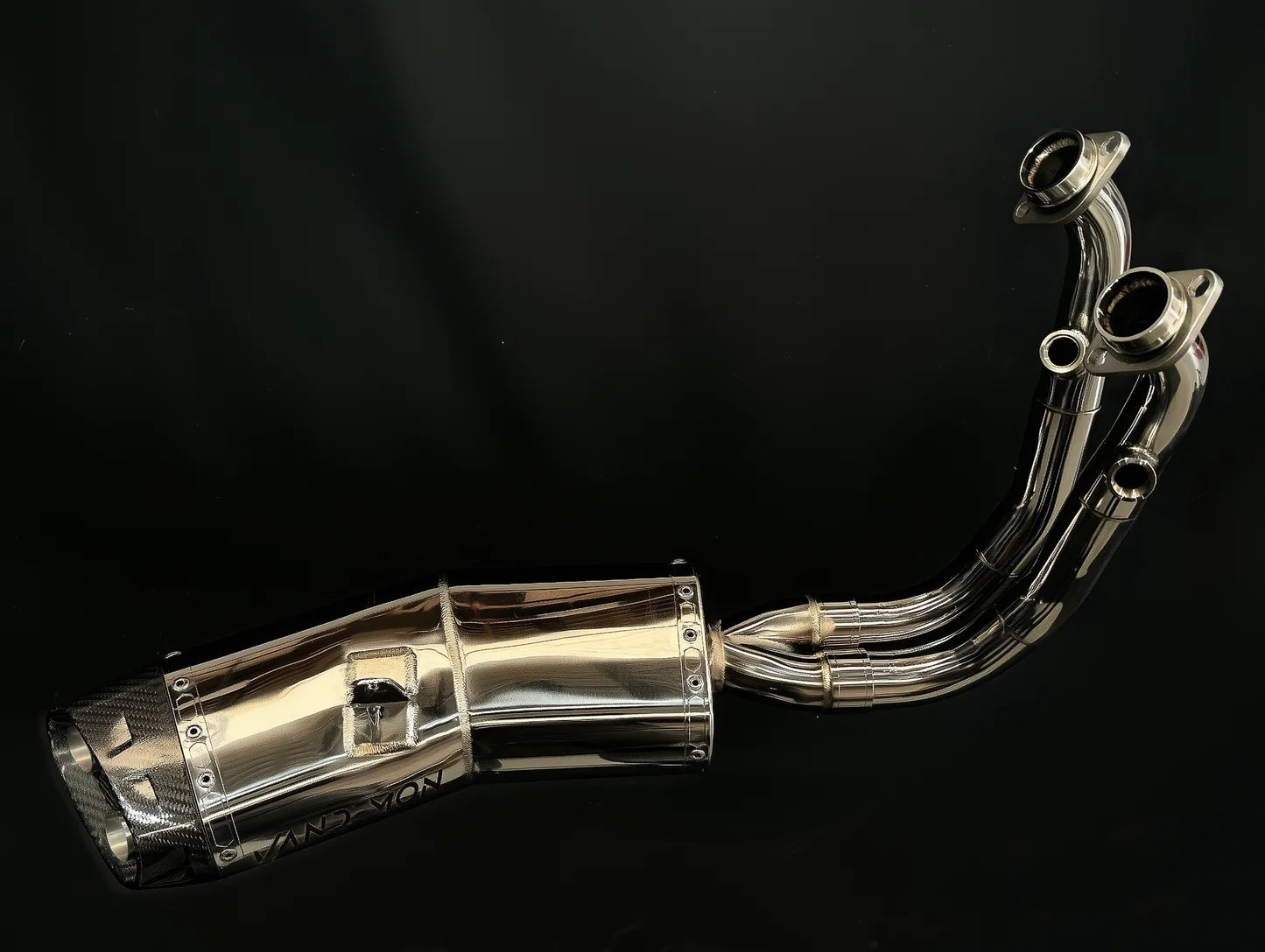 Vandemon Exhaust Stainless Steel Low Mount System CFMOTO 450NK 2023-2024