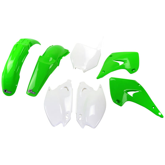 UFO Complete Plastic Kit Kawasaki KX125 2003–2007 - Adventure Parts