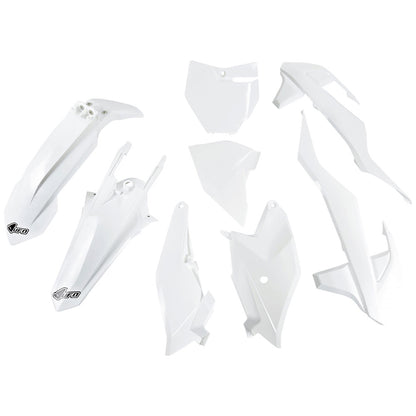 UFO Complete Plastic Kit 2020 White – Fits: KTM 85 SX 17/14 2018–2024 - Adventure Parts