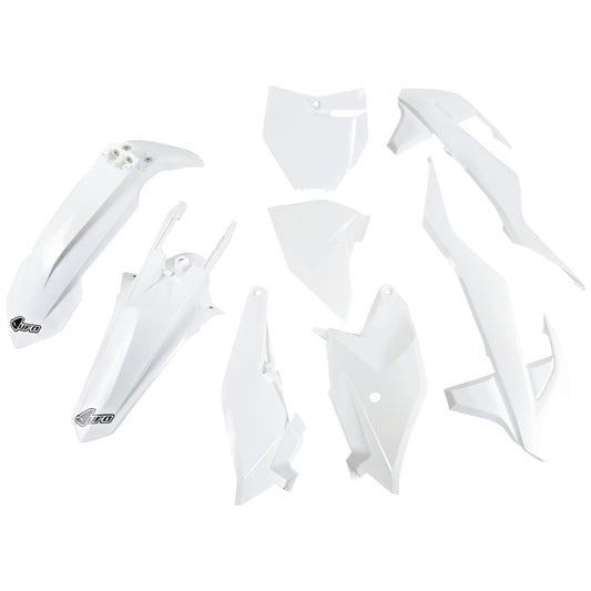 UFO Complete Plastic Kit 2020 White – Fits: KTM 85 SX 17/14 2018–2024 - Adventure Parts