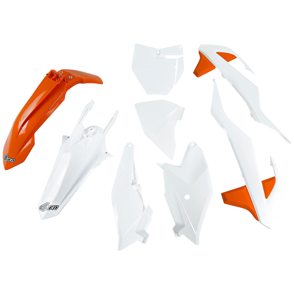 UFO Complete Plastic Kit 2020 White – Fits: KTM 85 SX 17/14 2018–2024 - Adventure Parts