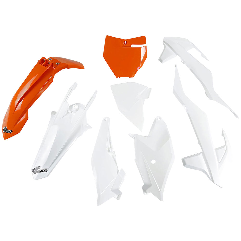 UFO Complete Plastic Kit 2020 White – Fits: KTM 85 SX 17/14 2018–2024 - Adventure Parts