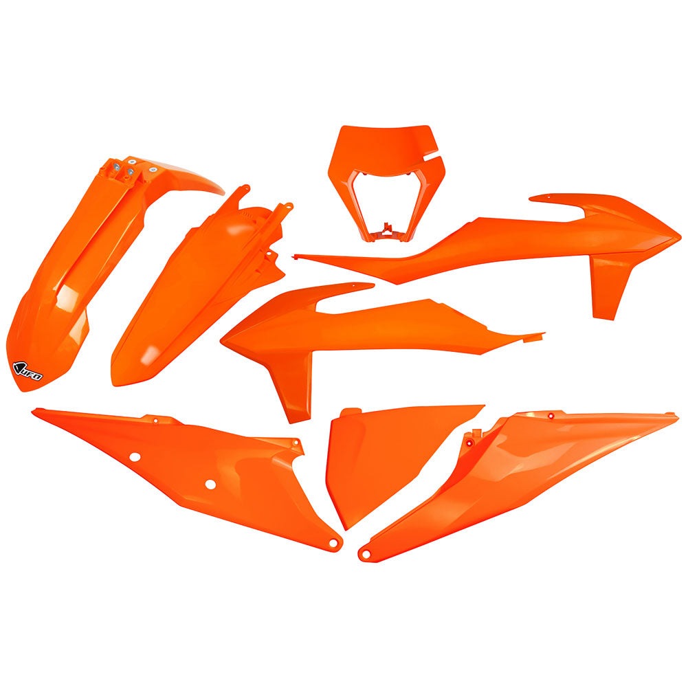 UFO Complete Plastic Kit KTM 150 XC-W (Fuel Injected) 2020–2023 - Adventure Parts