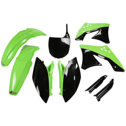 UFO Full Plastic Kit Kawasaki KX250F 2009–2012 - Adventure Parts