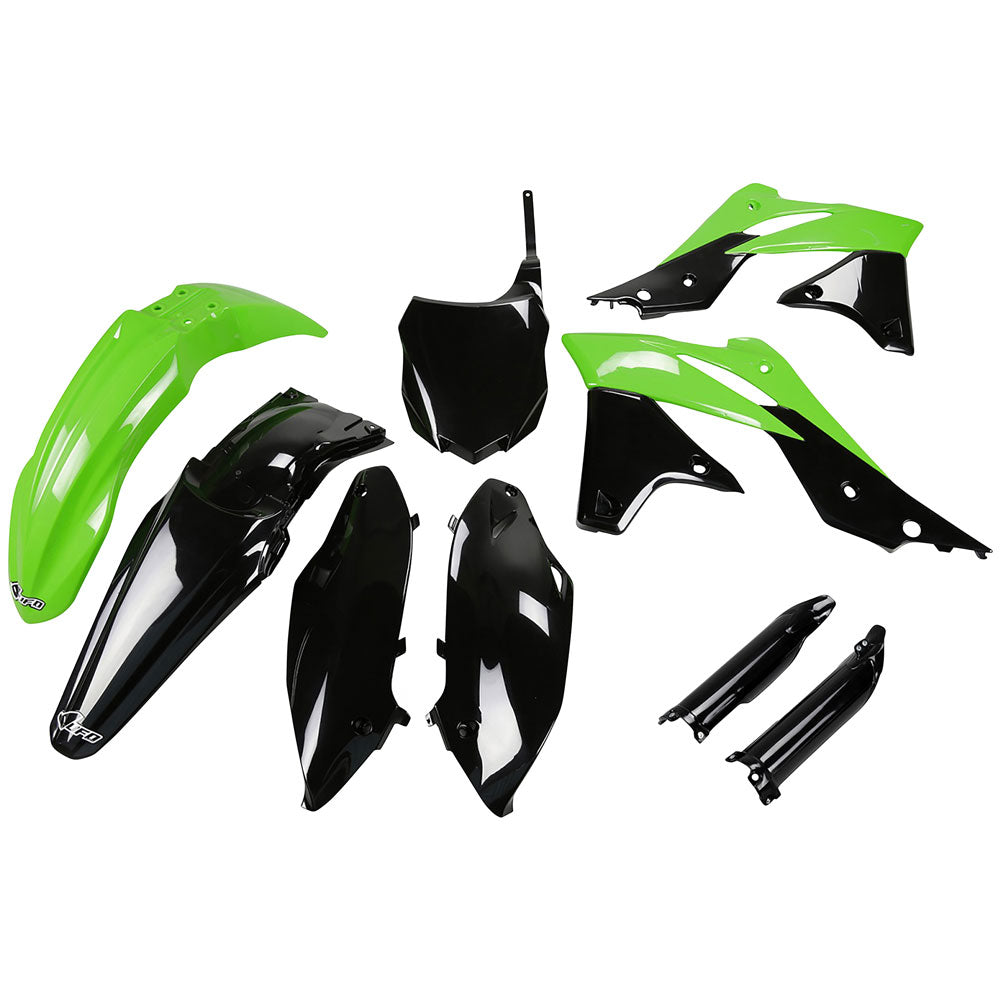 UFO Full Plastic Kit Kawasaki KX250F 2013–2016 - Adventure Parts