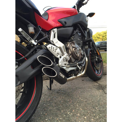 Toce Razor Tip Full Exhaust - Yamaha FZ-07 / MT-07 2015-2025
