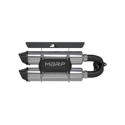 MBRP Stacked Dual Slip-on Performance Series Polaris RZR XP Turbo/S 2016-2021 - Adventure Parts
