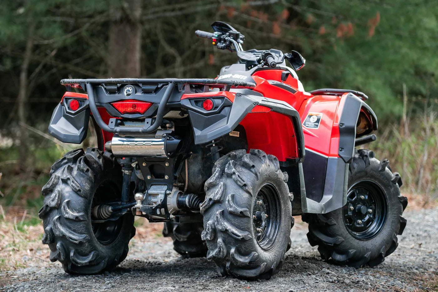 MBRP 5" Single Slip-on Performance Series Can-Am Outlander/Max 450/570 Efi All Models(DPS/6X6/PRO) 2015-2025