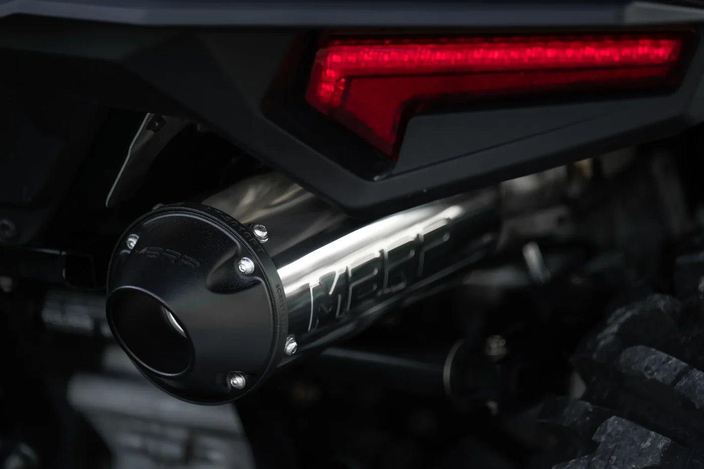 MBRP 5" Single Slip-on Performance Series Polaris Sportsman 450 2001-2025
