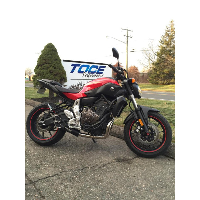 Toce Razor Tip Full Exhaust - Yamaha FZ-07 / MT-07 2015-2025