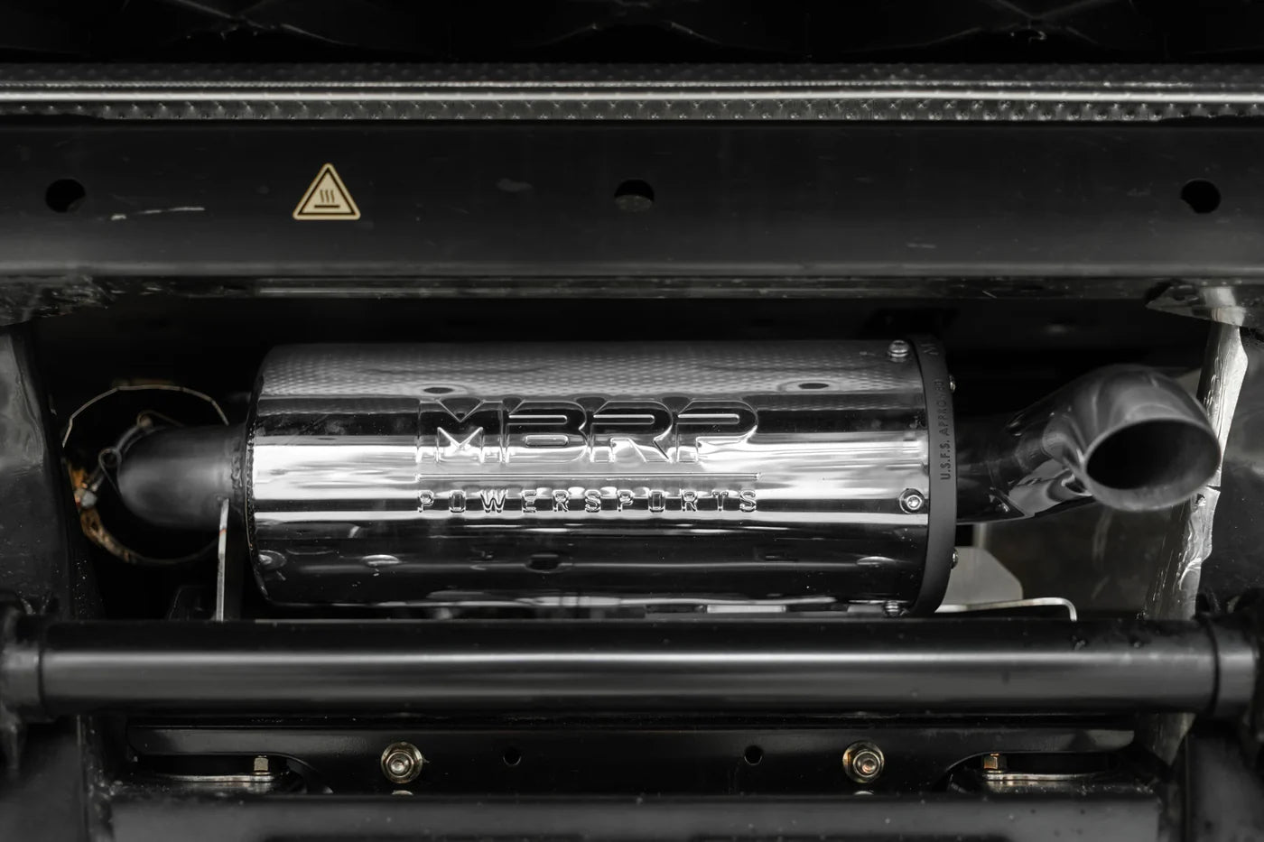 MBRP 5" Single Slip-on Performance Series Can-Am Defender HD10 2016-2025