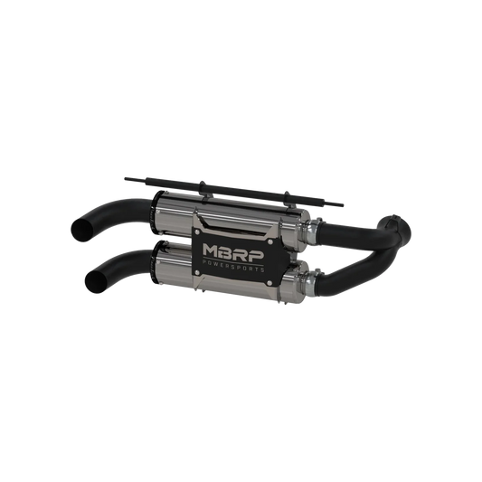 MBRP Stacked Dual Slip-on Performance Series Polaris RZR 900 All Models 2014