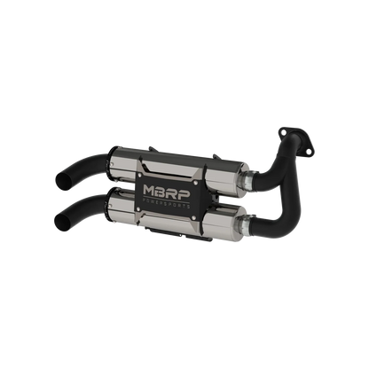 MBRP Stacked Dual Slip-on Performance Series Polaris General 1000 EPS 2016-2025