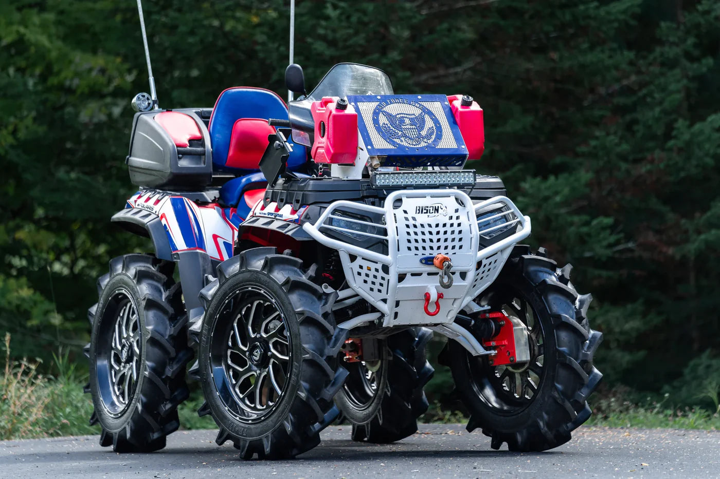 MBRP 5"  Single Slip-on Exhaust Performance Series Polaris Sportsman Touring 850 2011-2024