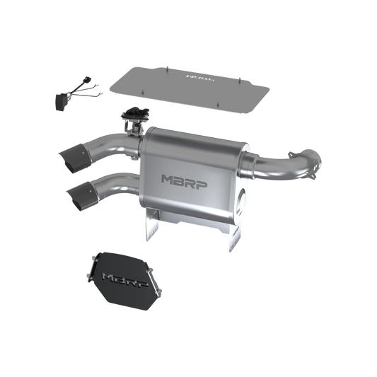 MBRP Dual-Out Active Exhaust Can-Am Maverick X3 2017-2025