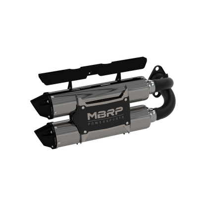 MBRP Stacked Dual Slip-on Performance Series Polaris RZR RS1 2018-2023 - Adventure Parts