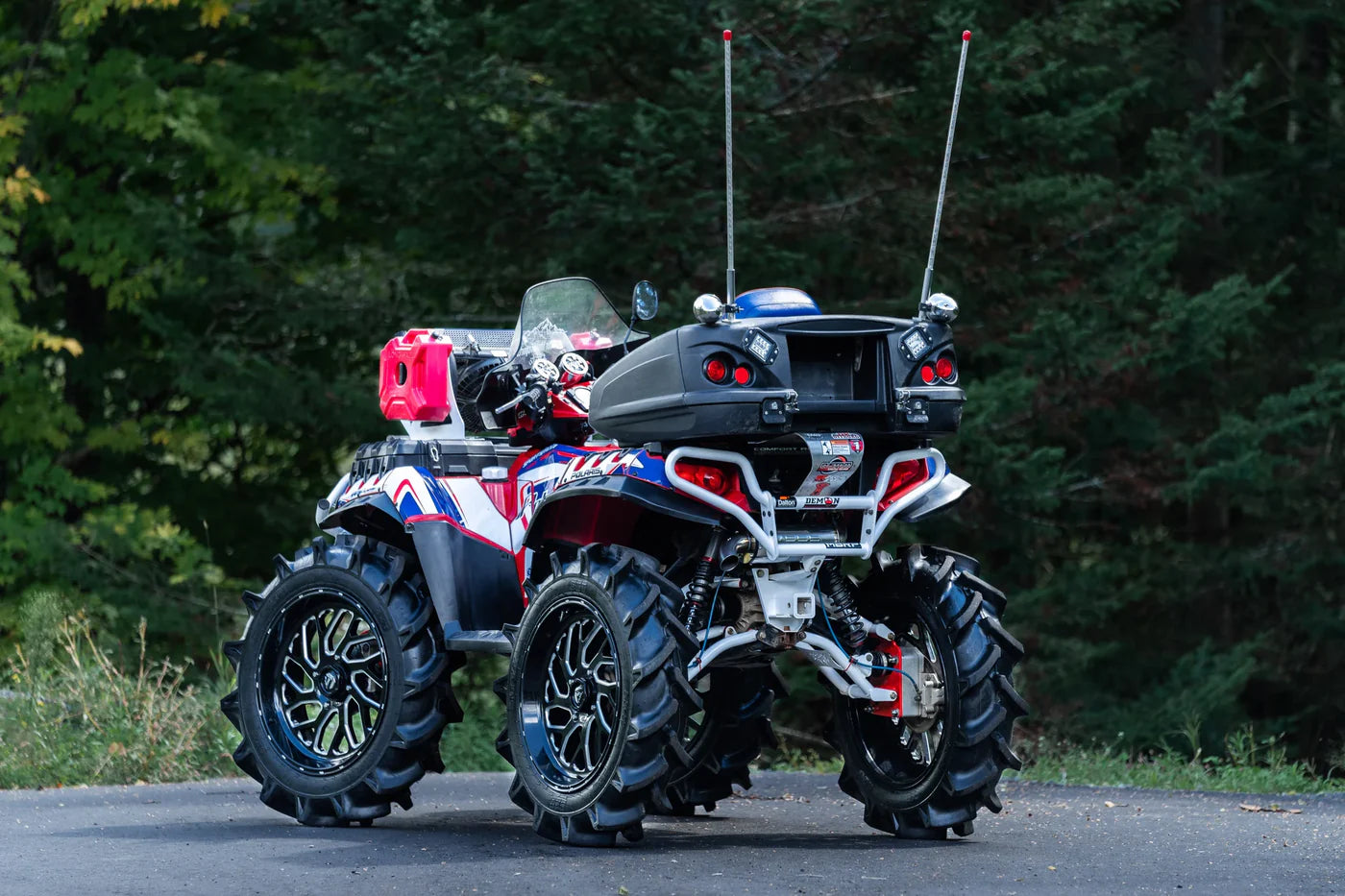 MBRP 5"  Single Slip-on Exhaust Performance Series Polaris Sportsman Touring 850 2011-2024