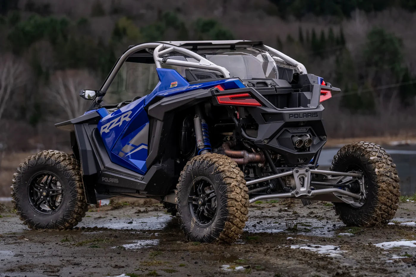 MBRP Single Slip-on Dual Outlet Performance Series Polaris RZR PRO R 2022-2025 - Adventure Parts
