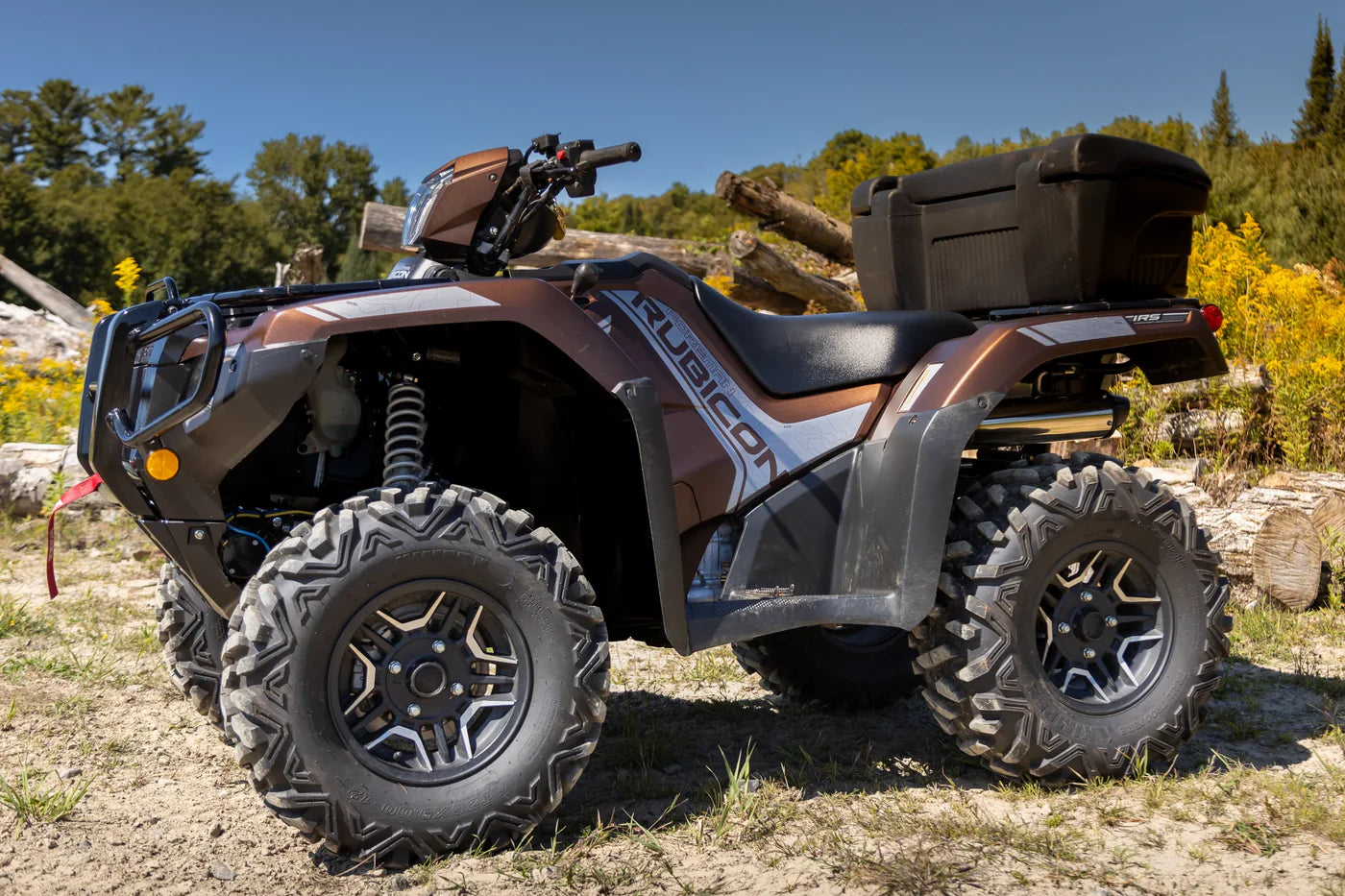 MBRP 4" Single Slip-on Performance Series Honda Rancher 420 IRS/Foreman Rubicon 500-520 2015-2026