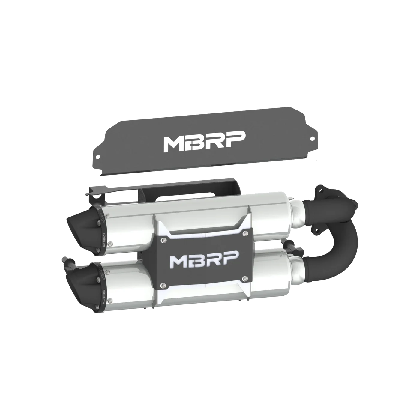 MBRP Stacked Dual Slip-on Performance Series Polaris RZR PRO XP 2020-2025 - Adventure Parts