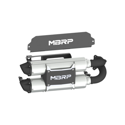 MBRP Stacked Dual Slip-on Performance Series Polaris RZR PRO XP 2020-2025 - Adventure Parts