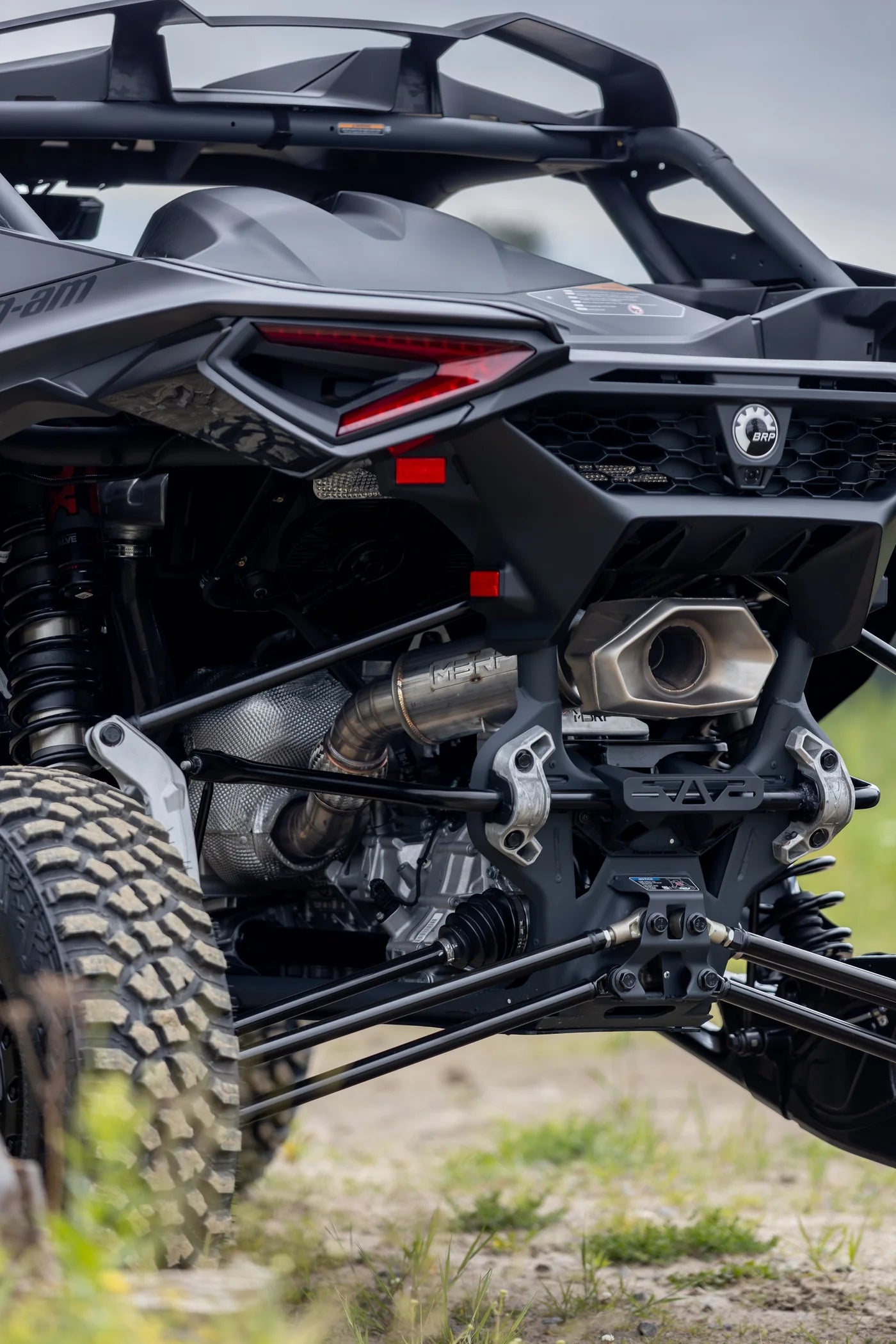 MBRP 3" Single Slip-on Turbo Back Performance Series Can-Am Maverick R 2024-2025