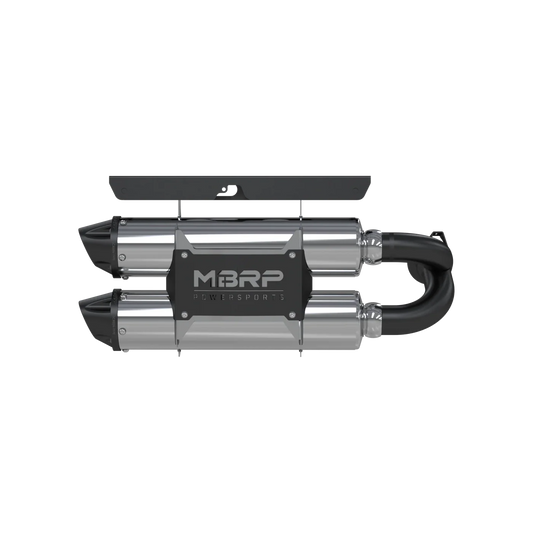 MBRP Stacked Dual Slip-on Performance Series Polaris RZR XP 1000 2014