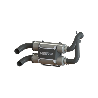 MBRP Stacked Dual Slip-on Performance Series Polaris RZR 900 All Models 2016-2025 - Adventure Parts