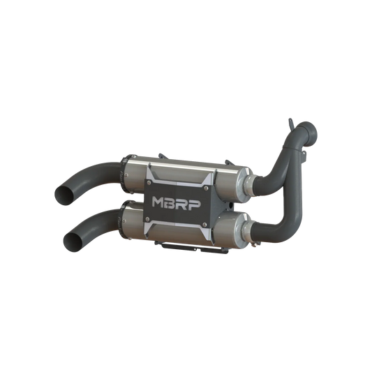 MBRP Stacked Dual Slip-on Performance Series Polaris RZR 900 All Models 2016-2025