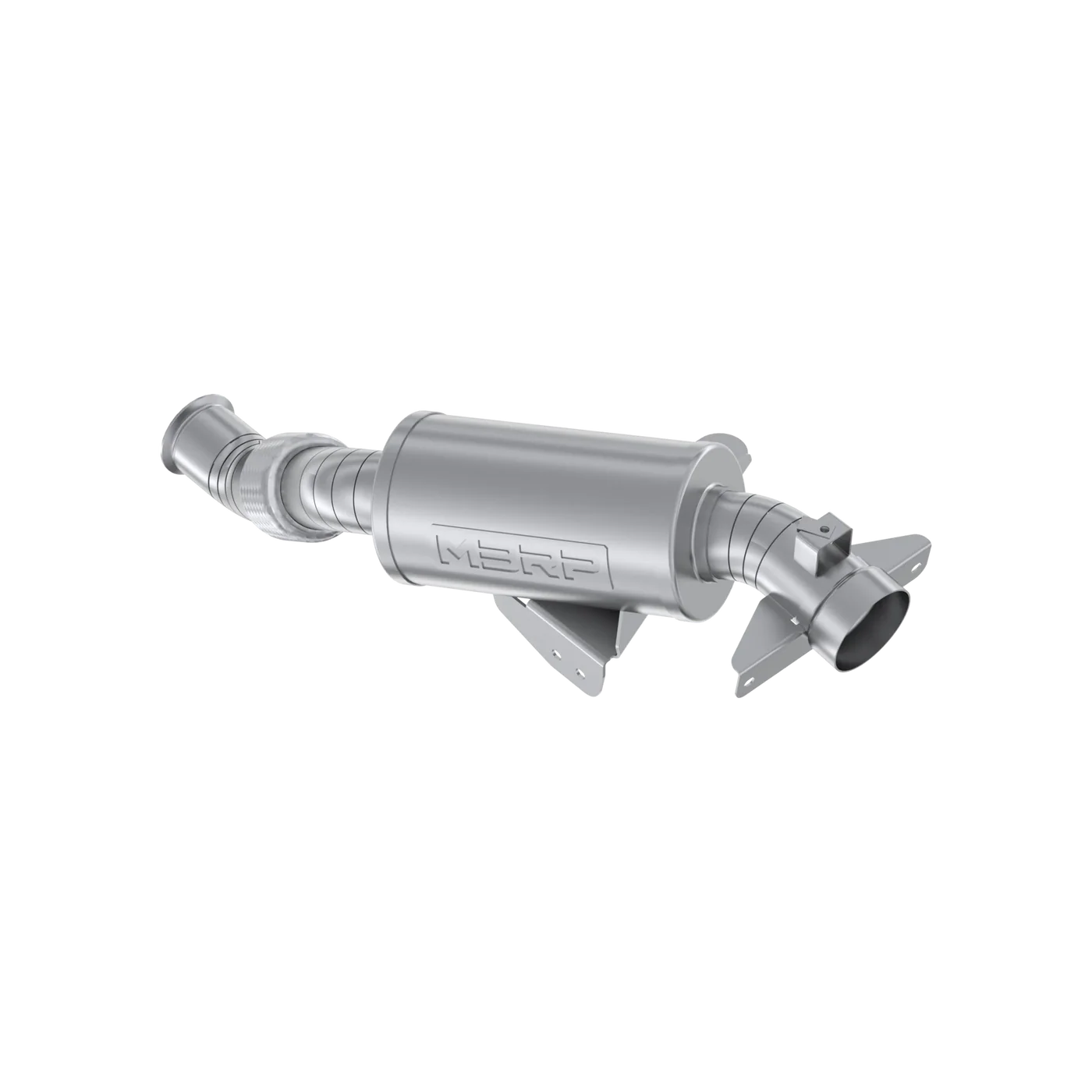 MBRP 3" Turbo Back Single Slip-on system with Catalytic Converter Performance Series Can-Am Maverick R 2024-2025