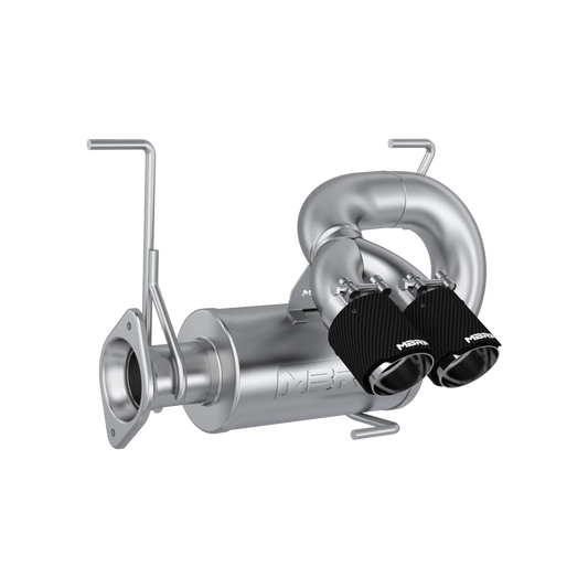 MBRP 6" Single Slip-on System Dual Outlet with Catalytic Converter Performance Series Polaris RZR PRO R 2022-2025