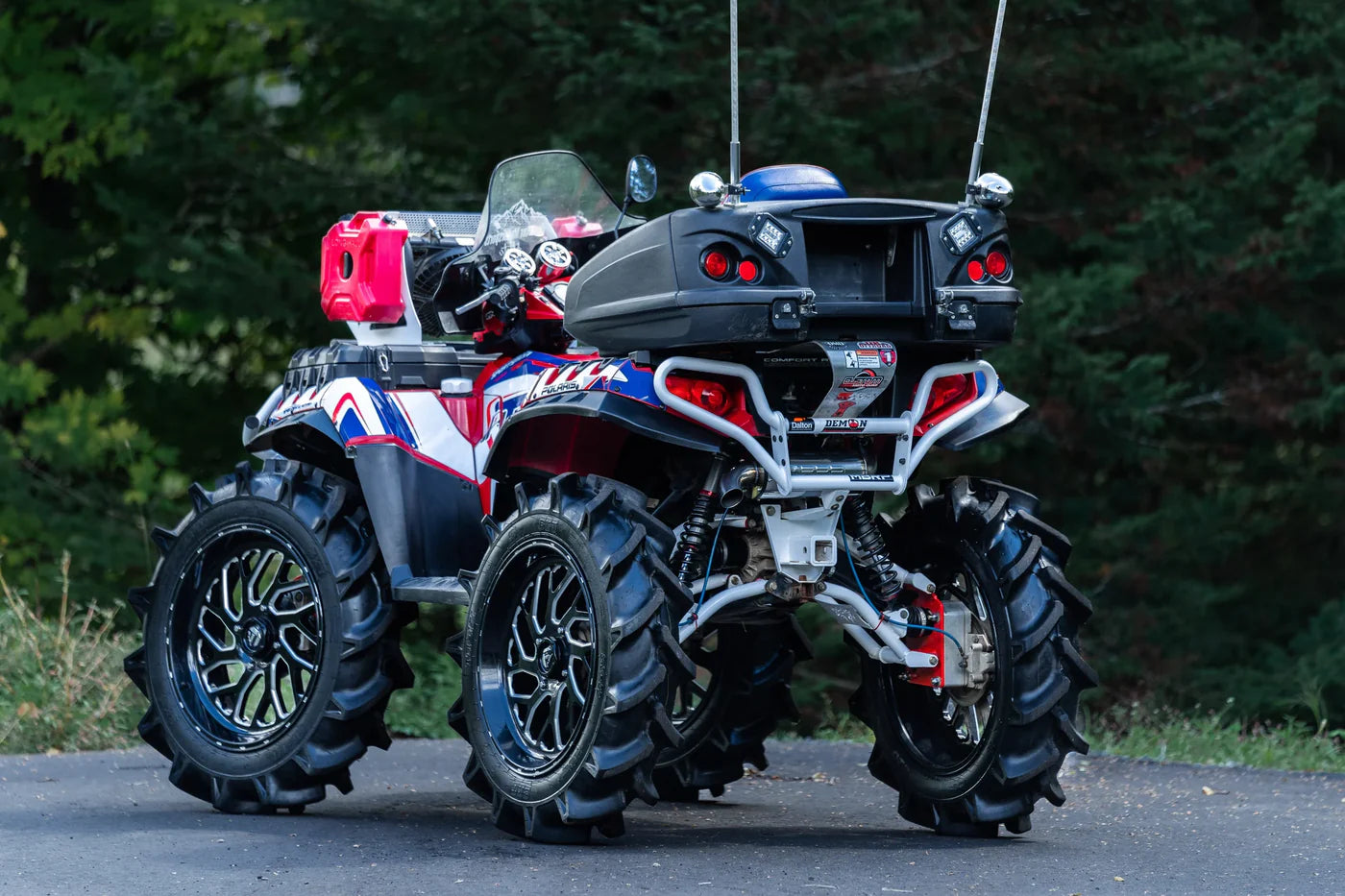 MBRP 5"  Single Slip-on Exhaust Performance Series Polaris Sportsman Touring 850 2011-2024