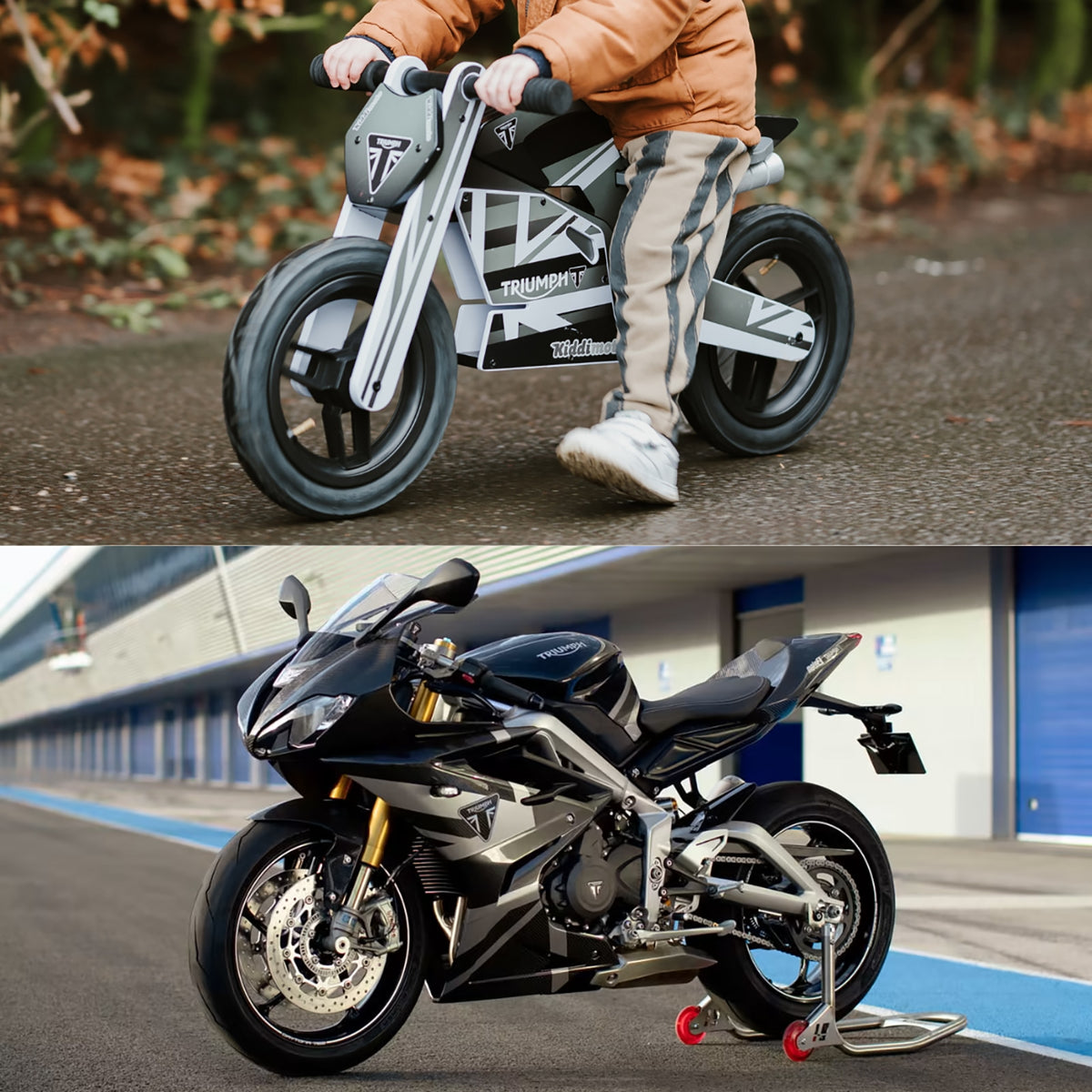 KIDDIMOTO Balance Bike Triumph Daytona 765