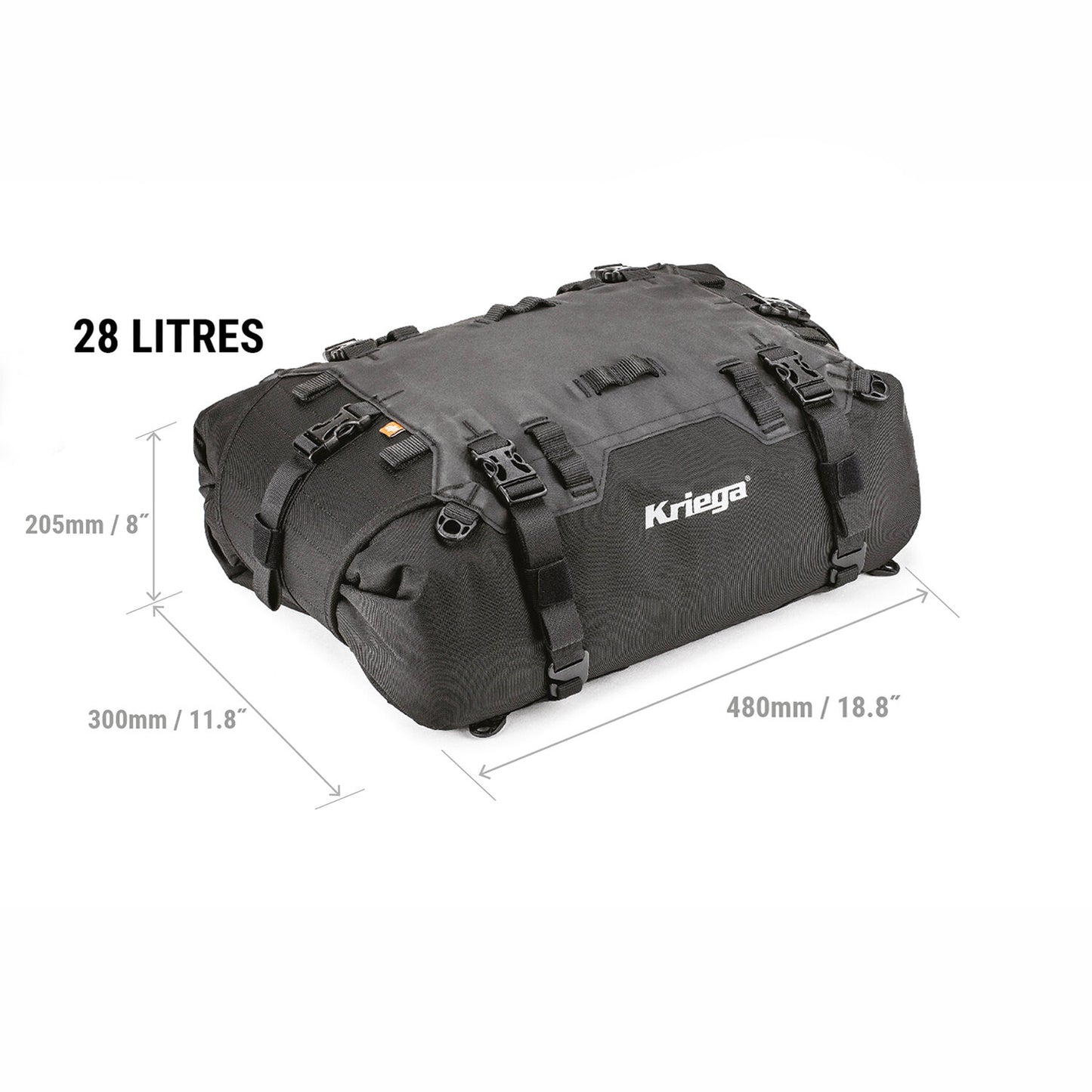 Kriega US-40 Rackpack Motorcycle Drypack