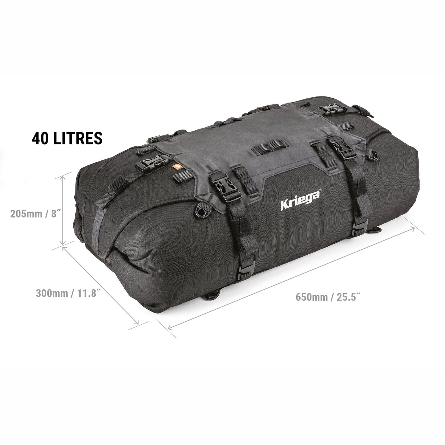 Kriega US-40 Rackpack Motorcycle Drypack