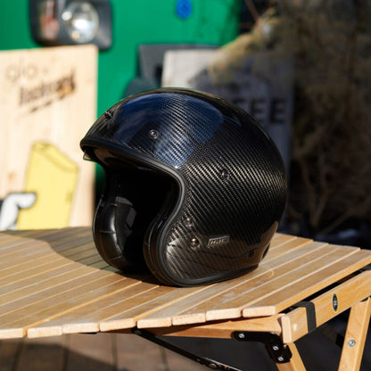 HJC V31 Carbon Open Face Motorcycle Helmets - Adventure Parts