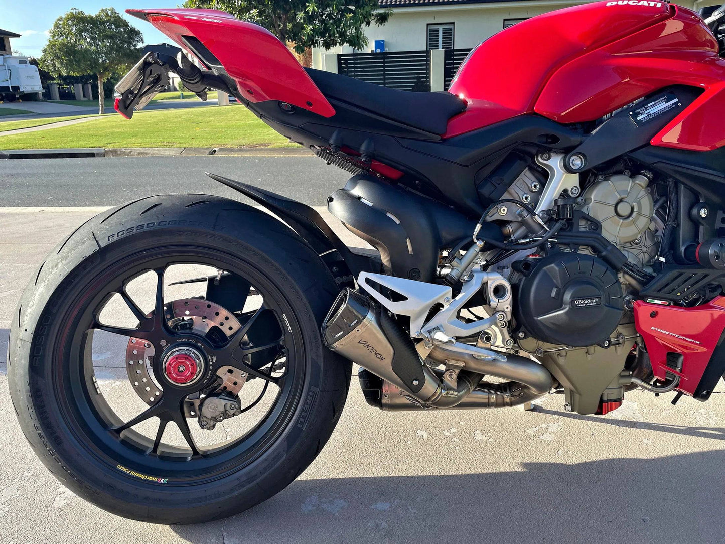 Vandemon All Titanium Slip-On Ducati Panigale & Streetfighter V4