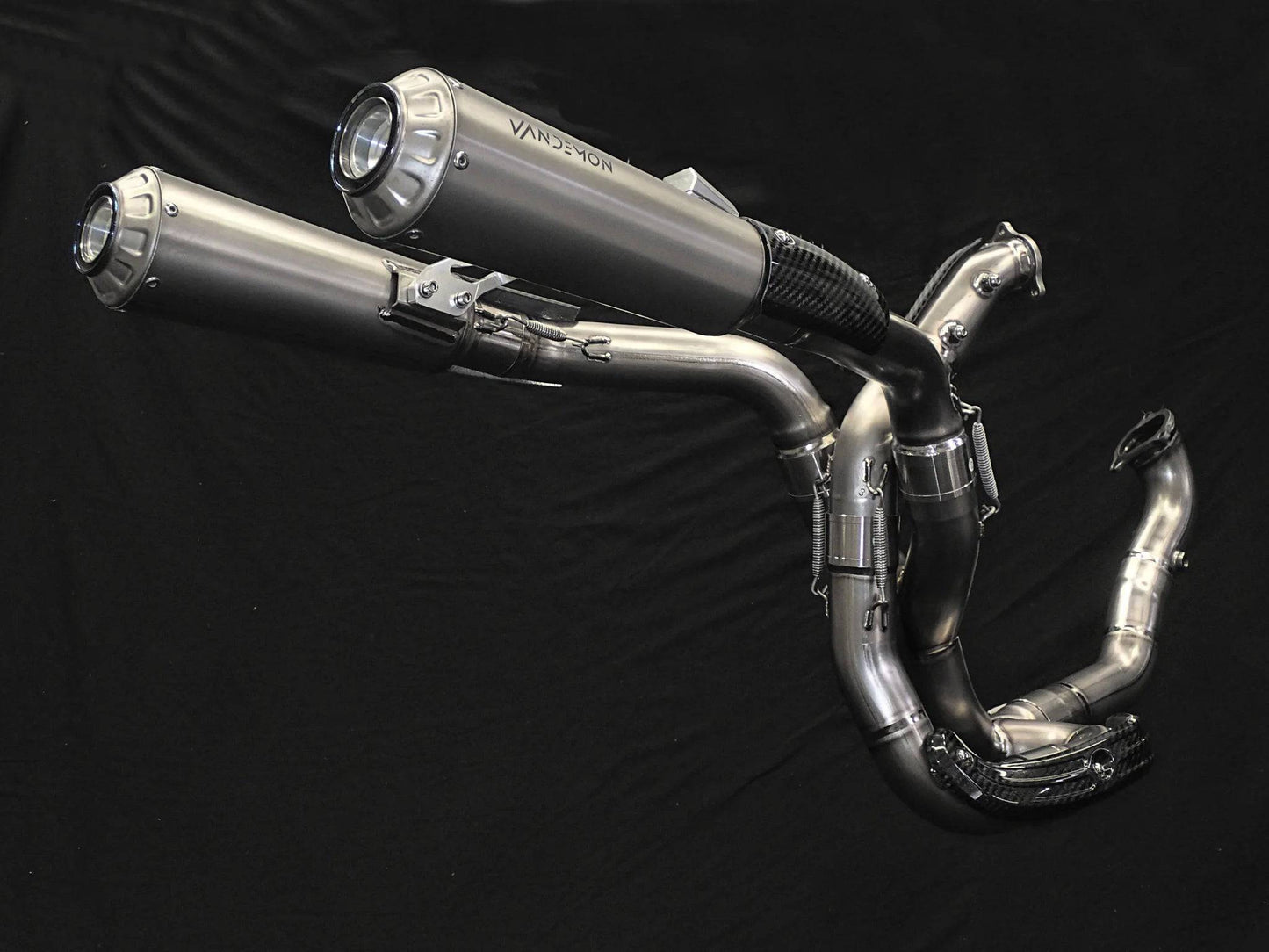 Vandemon High Mount Titanium Exhaust System Ducati Supersport 939 2017-2020