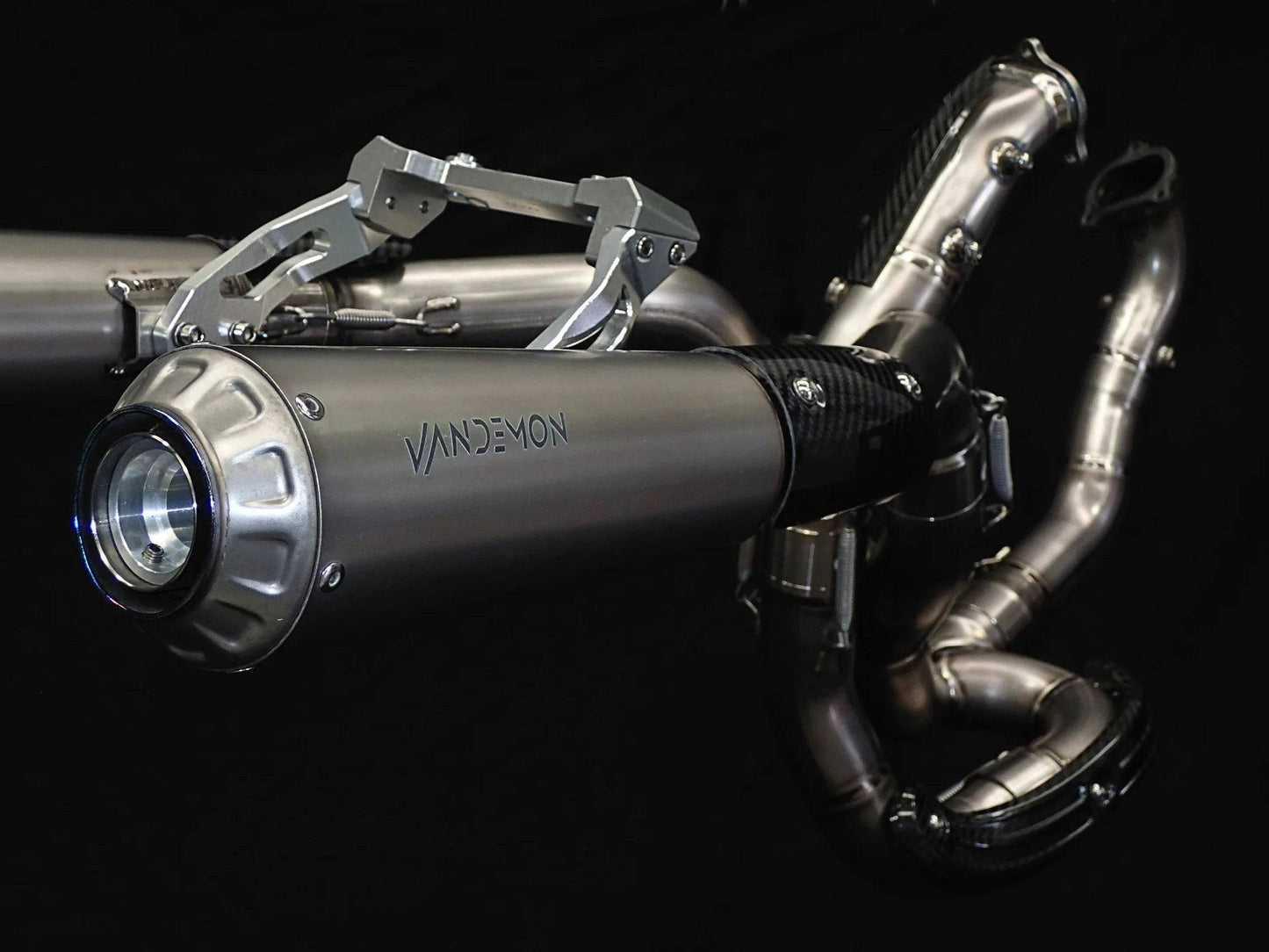 Vandemon High Mount Titanium Exhaust System Ducati Supersport 939 2017-2020