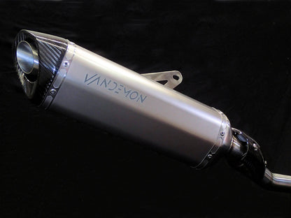 Vandemon Stainless Steel Exh Titanium Skin Muffler Kawasaki Z400 & Ninja 400