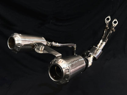 Vandemon Stainless Steel / Titanium High Mount Exhaust System CFMOTO 450SR & SS