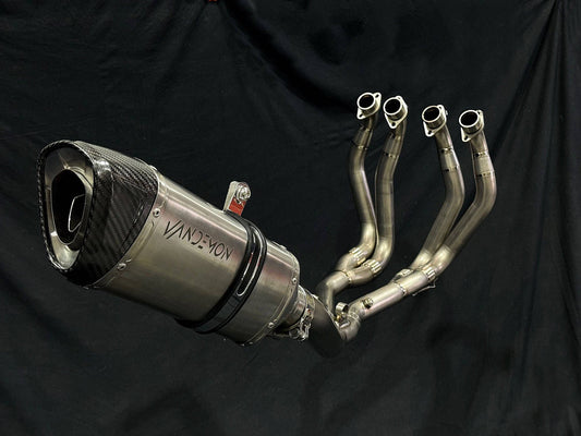 Vandemon Suzuki Hayabusa GEN III GSX1300R Full Titanium Exhaust System 2021-2024