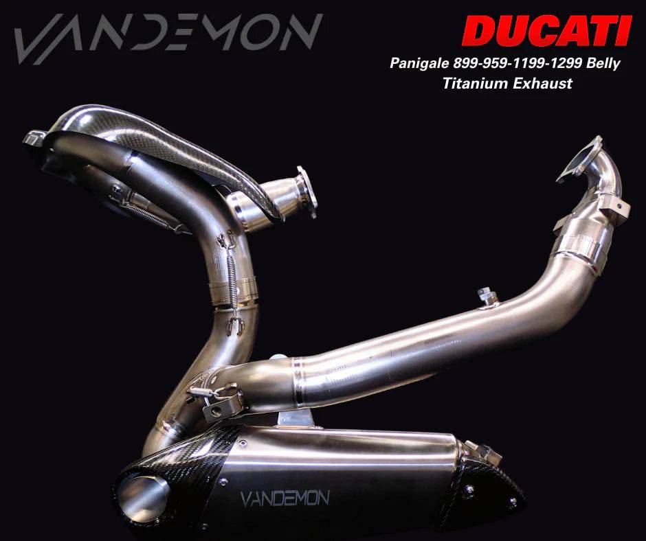 Vandemon Titanium Belly Exhaust System Ducati Panigale 899,959,1199,1299 2011-2018