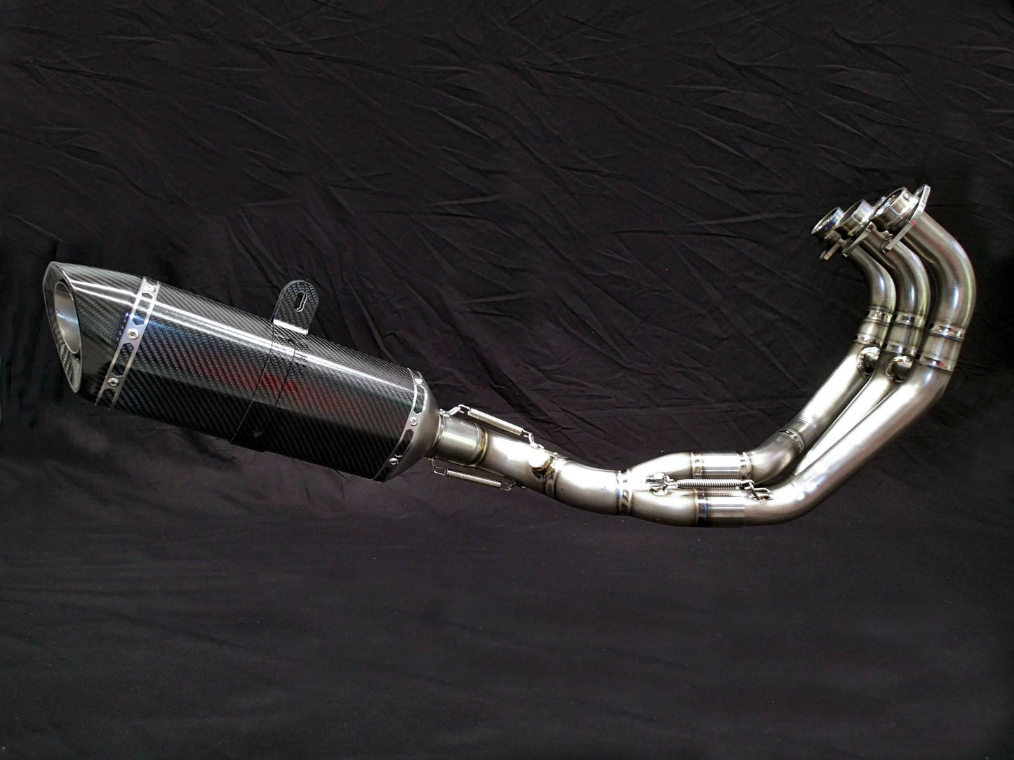 Vandemon Titanium Exhaust & Carbon Fibre Muffler Yamaha MT09 FZ09 XSR900 2014-2020