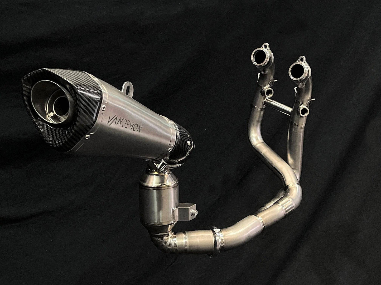 Vandemon Titanium Exhaust System & Cat Delete KTM 790/890 Duke & R 2020-2024