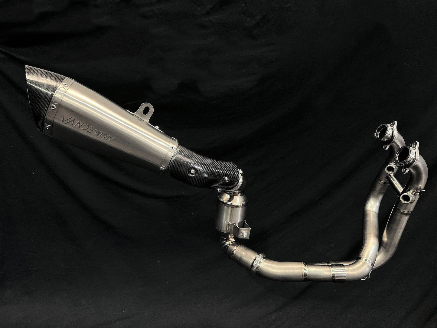 Vandemon Titanium Exhaust System & Cat Delete KTM 790/890 Duke & R 2020-2024