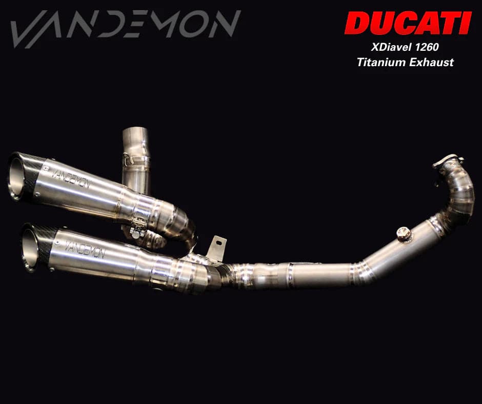 Vandemon Titanium Exhaust System Ducati XDiavel & Diavel S 1260 2016-2022