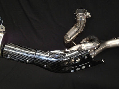 Vandemon Titanium Exhaust System with OEM Exhaust Valve Function Ducati Multistrada 1200-1260 Titanium Exhaust System with OEM Exhaust Valve Function