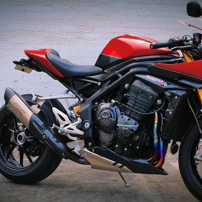 Vandemon Titanium Full Exhaust System Triumph Speed Triple 1200 RS & RR