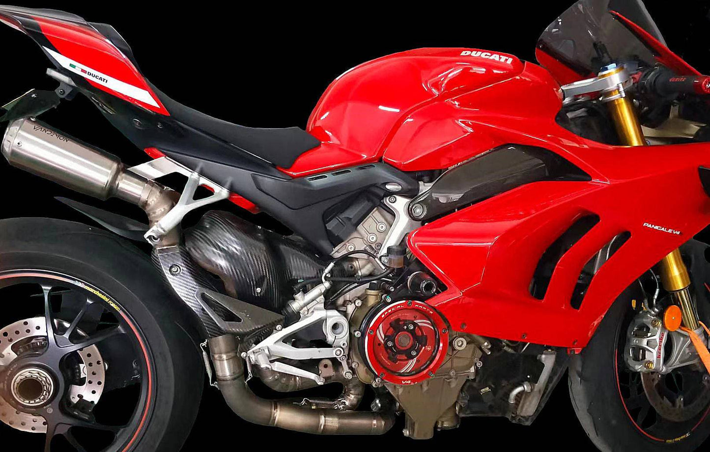 Vandemon Titanium High Mount 3/4 Slip-On Ducati Panigale & Streetfighter V4 2023-2024